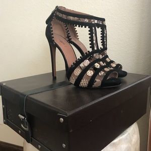 ALAÏA PARIS | Python cut out heels